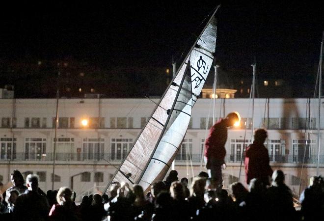 Racing at night - 2015 Barcolana By Night Jotun Cup ©  Max Ranchi Photography http://www.maxranchi.com